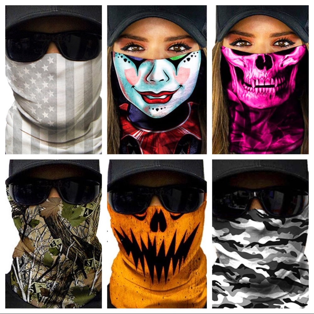 Salt armour neck gaiters / face shield masks